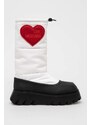 Love Moschino cizme de iarna culoarea alb