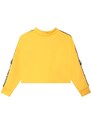 Karl Lagerfeld bluza copii culoarea galben, cu imprimeu