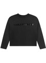 Karl Lagerfeld bluza copii culoarea negru, cu imprimeu
