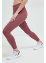 New Balance leggins de antrenament Shape Shield culoarea roz, neted