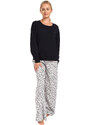 Pijama damă Tommy Hilfiger multicoloră (UW0UW04866 0S2) XS