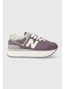 New Balance sneakers WL574ZSP culoarea violet