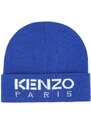 Kenzo Kids caciula din lana pentru copii culoarea albastru marin, din tesatura neteda