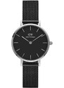 Daniel Wellington ceas Petite 36 Ashfield femei, culoarea negru