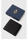 Polo Ralph Lauren portofel de piele bărbați, culoarea negru 405914158