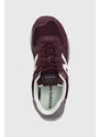 New Balance sneakers 574 culoarea bordo, U574ABO