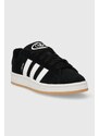 adidas Originals sneakers din piele întoarsă culoarea negru HQ6638
