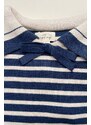 Konges Sløjd pulover de bumbac pentru copii culoarea albastru marin