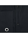 JERMYN'S Camasa neagra regular barbati Exclusive Classic Fit Poplin EASY IRON pentru butoni