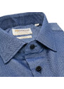 JERMYN'S Camasa regular barbati Royal Oxford Luxury Classic Fit EASY IRON albastra