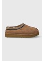 UGG papuci din piele întoarsă W TASMAN culoarea maro, 5955 CHE