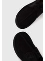 Clarks Originals pantofi de piele întoarsă Trek Wedge femei, culoarea negru, cu toc plat, 26174019