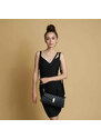 Diana & Co Mini-Geanta City Neagra Matlasata