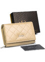 Portofel dama din piele naturala Rovicky PTR-R-RD-02-GCL-Q-3806 B