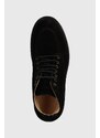 Astorflex pantofi de piele întoarsă NUVOFLEX bărbați, culoarea negru, NUVOFLEX.001.900