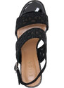 Sandale dama, Epica, JIJI20028C-01-I-Negru, elegant, piele intoarsa, cu toc, negru (Marime: 40)