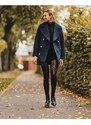 Gabriella Ciorapi jacquard Cashmir 200 DEN model tricotat negru