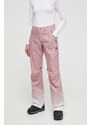 Burton pantaloni Vida culoarea roz