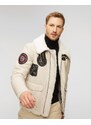Jachetă din piele pentru bărbați Aeronautica Militare