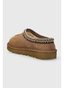UGG papuci din piele întoarsă W TASMAN culoarea maro, 5955 CHE