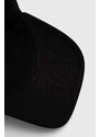 BOSS șapcă de baseball din bumbac culoarea negru, cu imprimeu 50505571