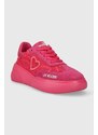 Love Moschino sneakers culoarea roz JA15415G1IIY960B