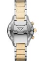 Emporio Armani ceas barbati, culoarea argintiu