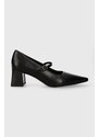 Vagabond Shoemakers pantofi de piele ALTEA culoarea negru, cu toc drept, 5740.201.20