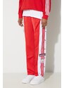 adidas Originals pantaloni de trening Adibreak Pant culoarea roșu, cu model IP0620