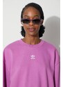 adidas Originals bluză Adicolor Essentials Crew Sweatshirt femei, culoarea roz, uni, IR5975