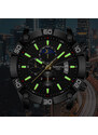 Ceas barbatesc Nibosi Cronograf Otel Analog Mecanism Quartz Indici luminosi Business