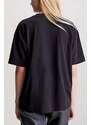 CALVIN KLEIN T-Shirt Ck Embro Badge Boyfriend Tee J20J222568 BEH ck black