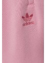 adidas Originals pantaloni de trening pentru copii culoarea roz, neted