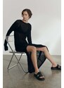 Vagabond Shoemakers slapi de piele Blenda femei, culoarea negru, cu platforma, 5519.201.20
