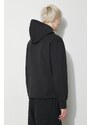 adidas Originals hanorac de bumbac Contempo French Terry Hoodie bărbați, culoarea negru, cu glugă, uni, HK2937