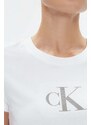 CALVIN KLEIN T-Shirt Sequin Slim Tee J20J222961 YAF bright white