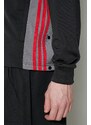 adidas Originals bluză Adibreak Full-Zip Hoodie bărbați, culoarea negru, cu glugă, cu model, IM8209
