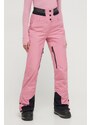 Picture pantaloni Exa culoarea roz