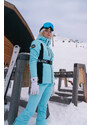 Nordblanc Pantaloni softshell de schi albaștri pentru femei PROFOUND