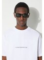 Marcelo Burlon tricou din bumbac Party Quote Basic bărbați, culoarea alb, cu imprimeu, CMAA056S24JER0050110