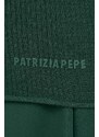 Patrizia Pepe pulover de lana femei, culoarea verde, light, cu turtleneck