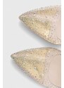 Buffalo pantofi cu toc Linda Diamond culoarea transparent, 1290179
