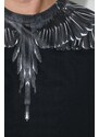 Marcelo Burlon tricou din bumbac Icon Wings Basic bărbați, culoarea negru, cu imprimeu, CMAA056C99JER0011010