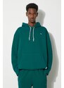 Puma hanorac de bumbac MMQ bărbați, culoarea verde, cu glugă, melanj 624011