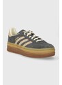 adidas Originals sneakers din piele întoarsă Gazelle Bold W culoarea gri