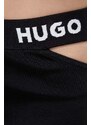 HUGO fustă culoarea negru, mini, creion 50507906