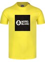 Nordblanc Tricou galben pentru bărbați SQUARED
