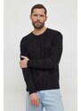 Desigual pulover barbati, culoarea negru
