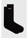 Marcelo Burlon șosete Manifesto Logo Shorts Socks bărbați, culoarea negru, CMRA015S24KNI0021001