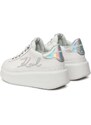 KARL LAGERFELD Sneakers Signia Lace Lthr KL63510A 01s-white lthr w/silver